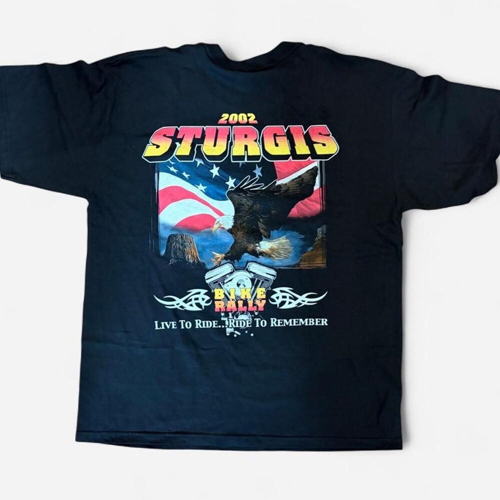 Vintage 2002 Sturgis Bike Rally J&P Cycles Eagle T-Shirt XL